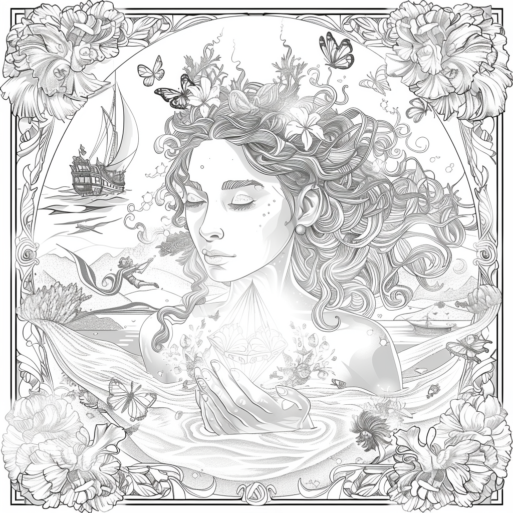 The Golden Goddess of Dreams and Butterflies