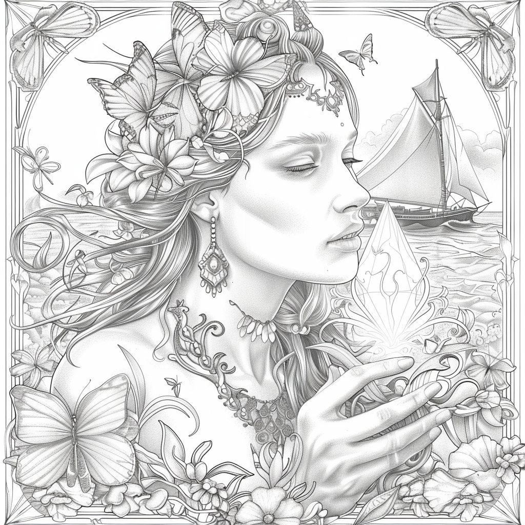 The Golden Goddess of Dreams and Butterflies