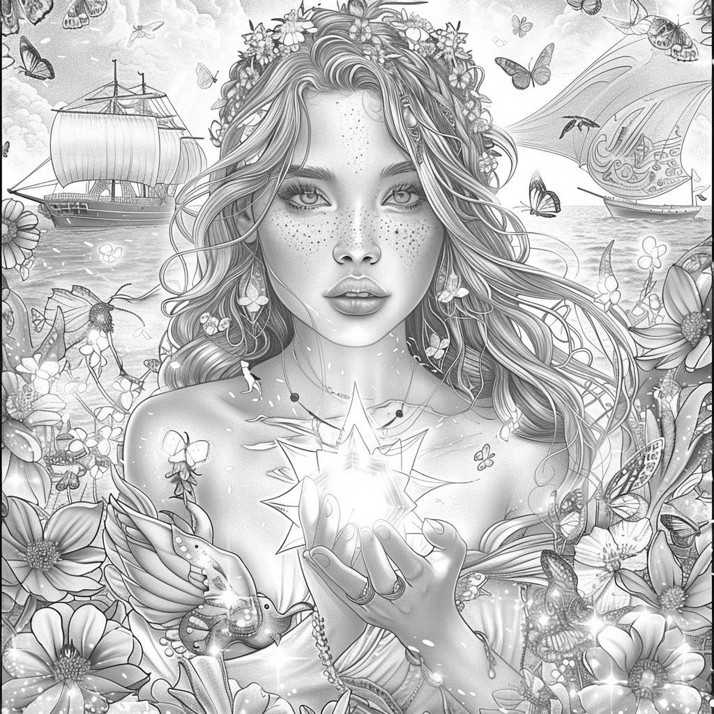 The Golden Goddess of Dreams and Butterflies