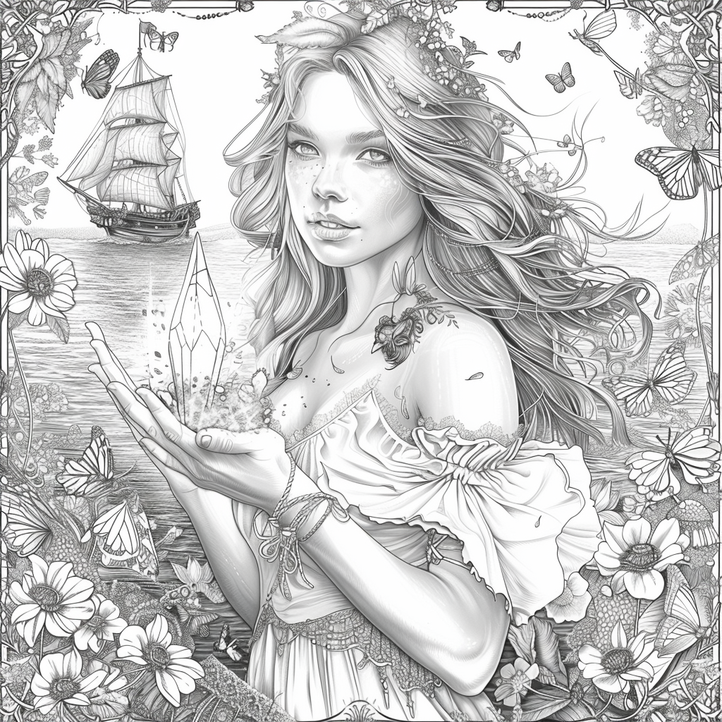 The Golden Goddess of Dreams and Butterflies