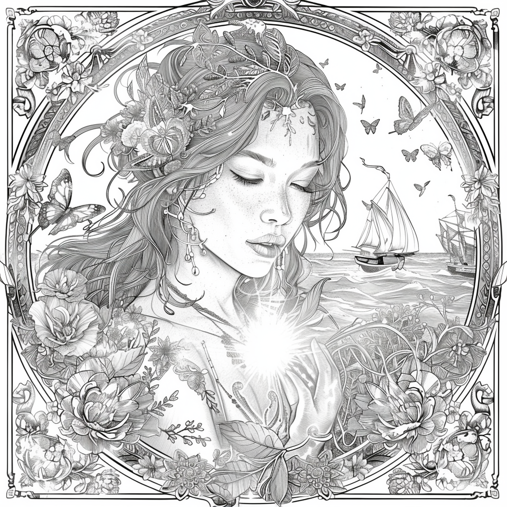 The Ocean Goddess of the Crystal Light