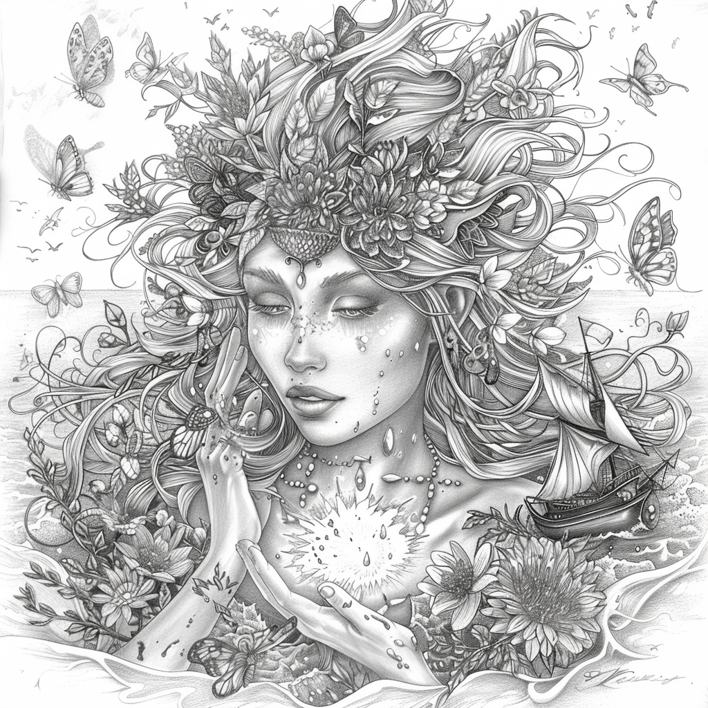 The Ocean Goddess of the Crystal Light