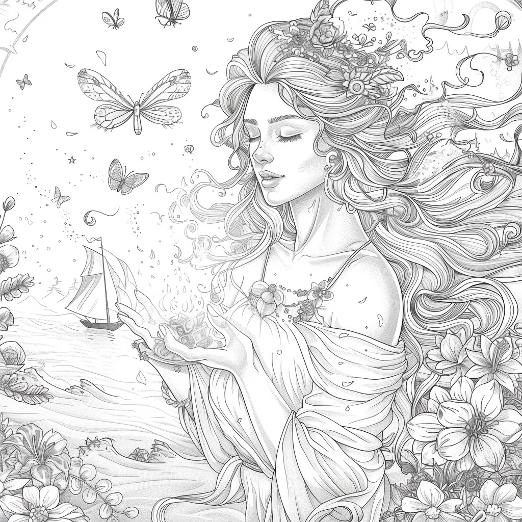 The Ocean Goddess of the Crystal Light