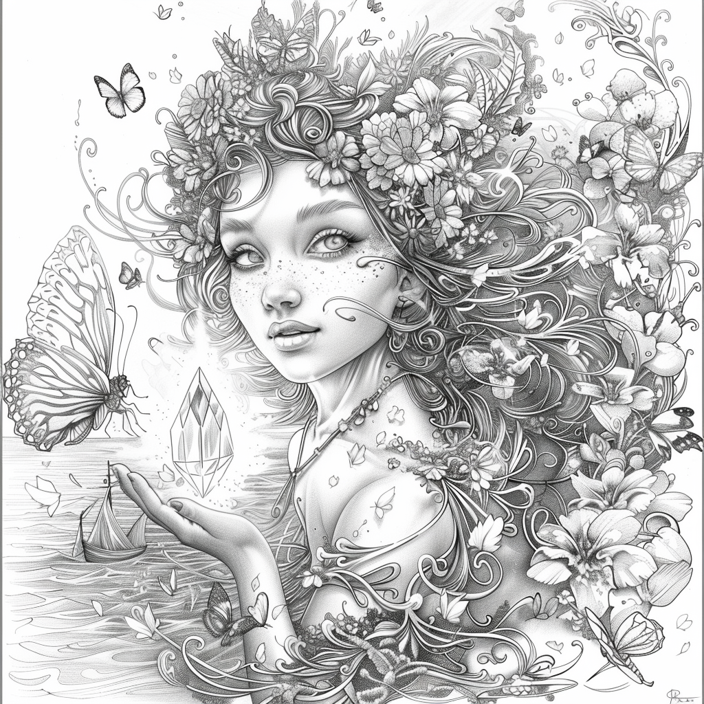 The Ocean Goddess of the Crystal Light