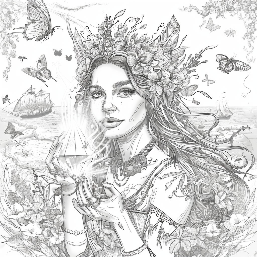 The Ocean Goddess of the Crystal Light