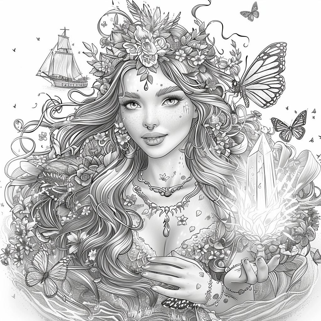 The Ocean Goddess of the Crystal Light