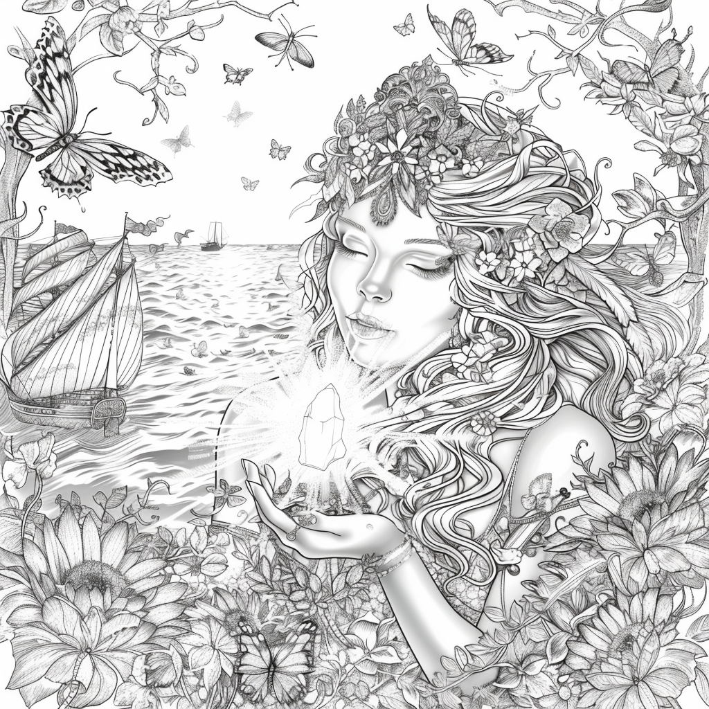 The Ocean Goddess of the Crystal Light