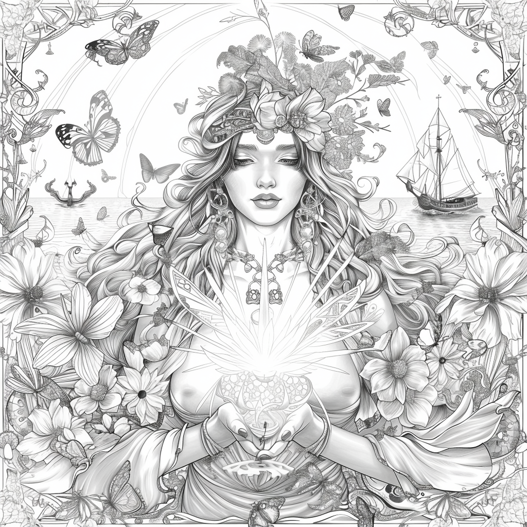 The Ocean Goddess of the Crystal Light