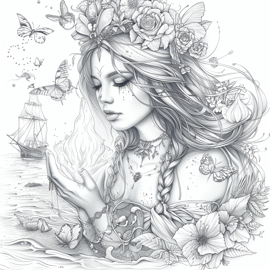 The Ocean Goddess of the Crystal Light