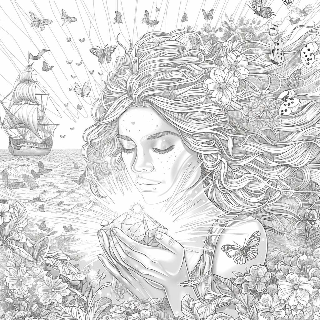 The Ocean Goddess of the Crystal Light