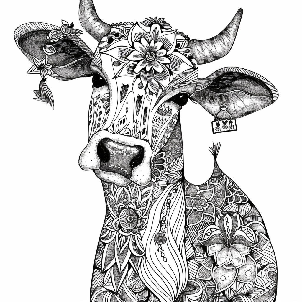 he Festival Cow of Color and Joy