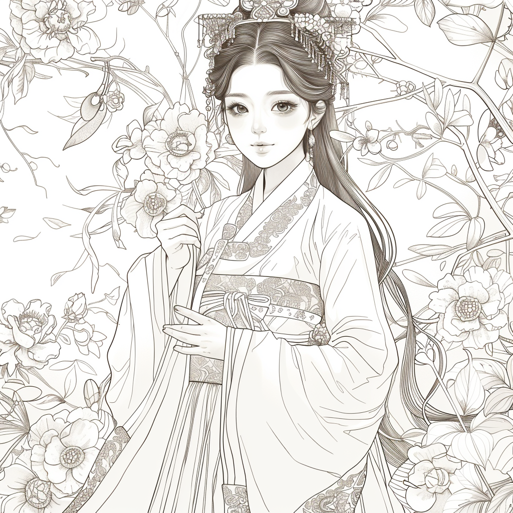 The Rainbow Hanbok Dancer