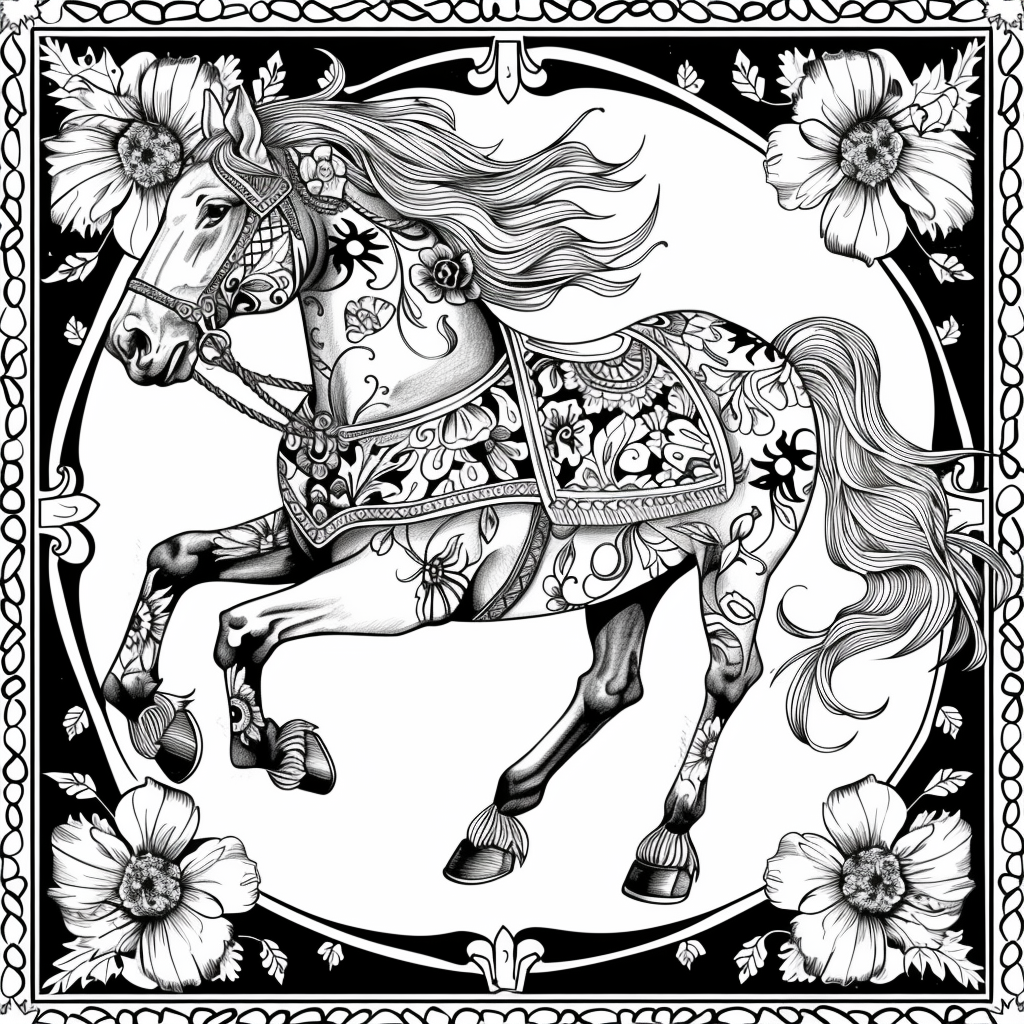 Floral Steed of the Eastern Winds