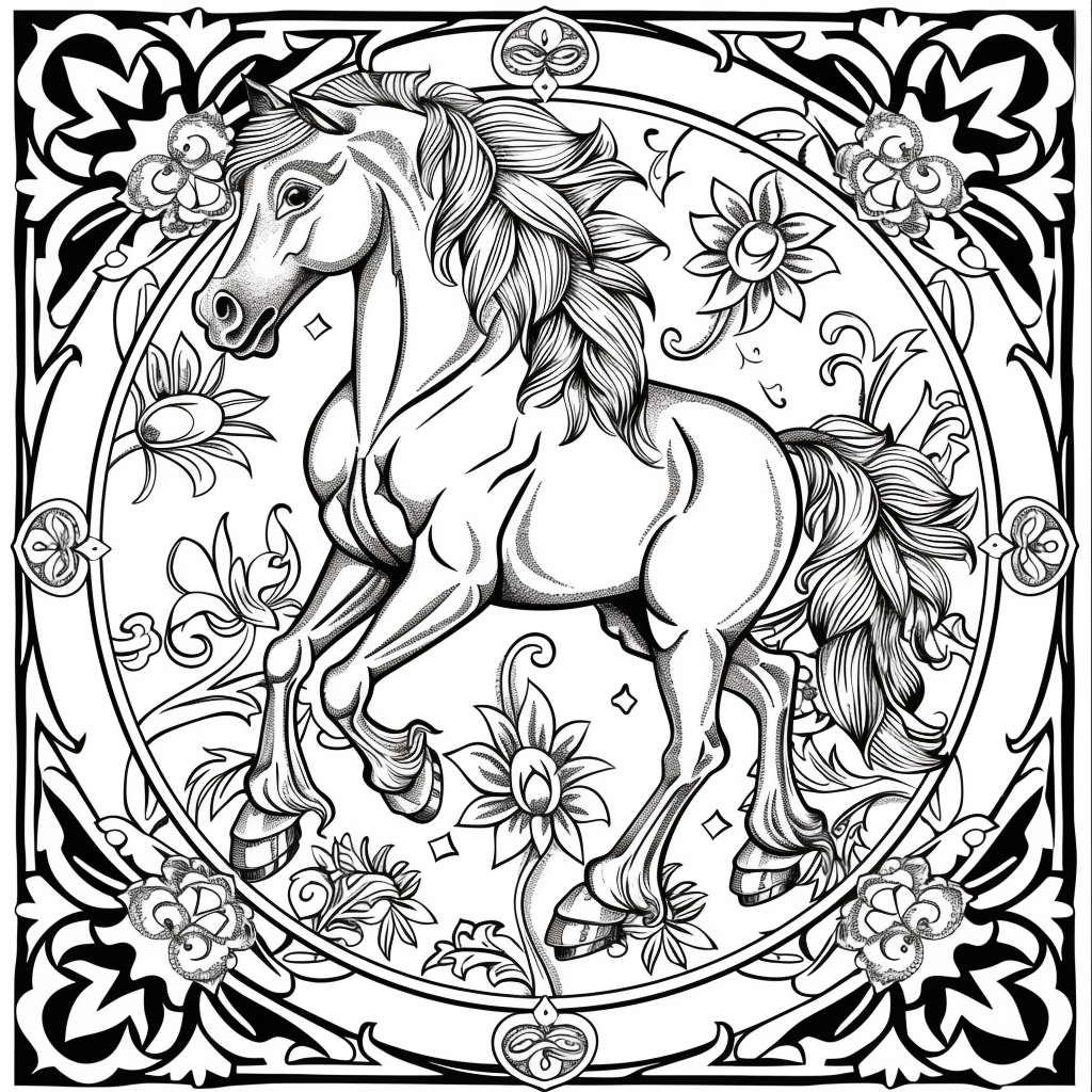 Floral Steed of the Eastern Winds