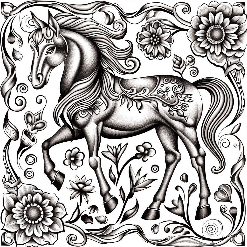 Floral Steed of the Eastern Winds