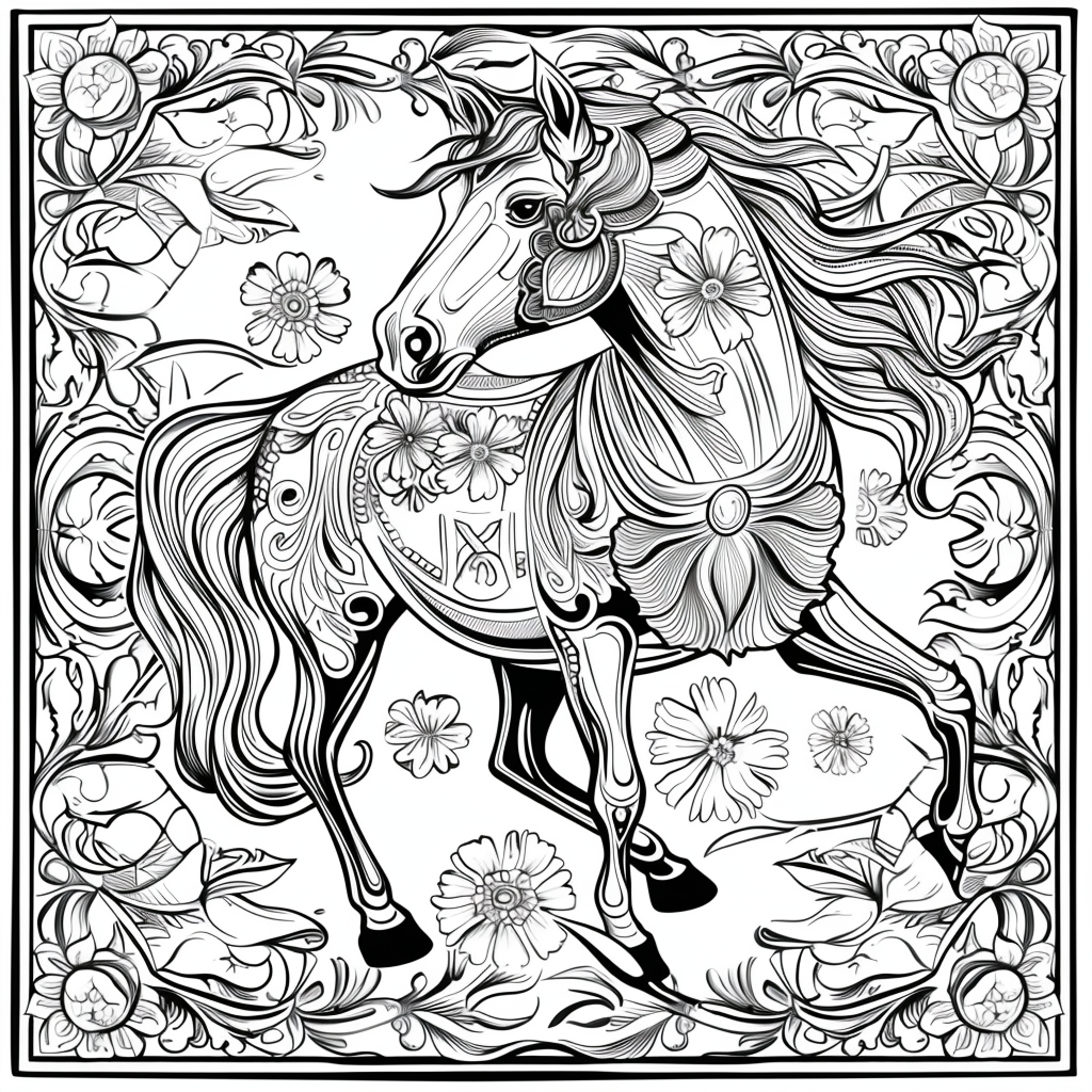 Floral Steed of the Eastern Winds