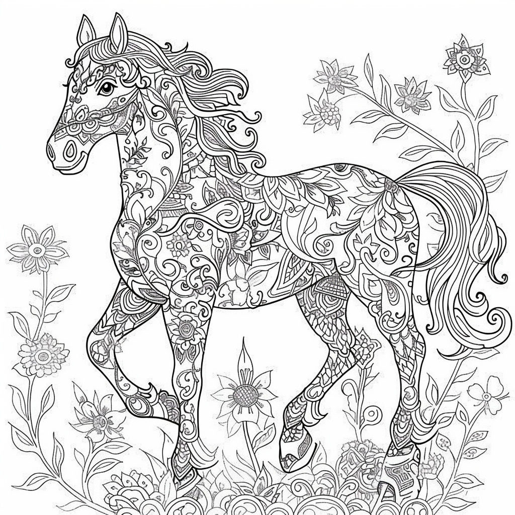 Floral Steed of the Eastern Winds