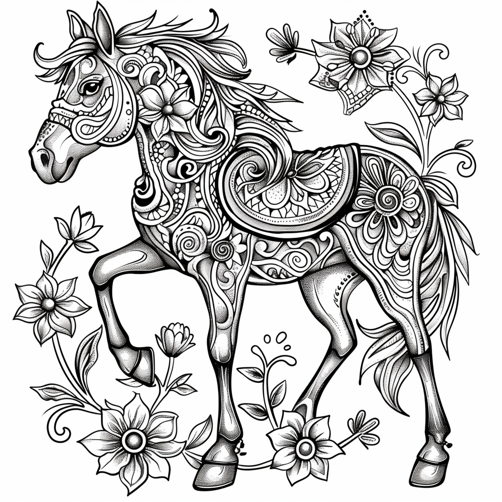 Floral Steed of the Eastern Winds