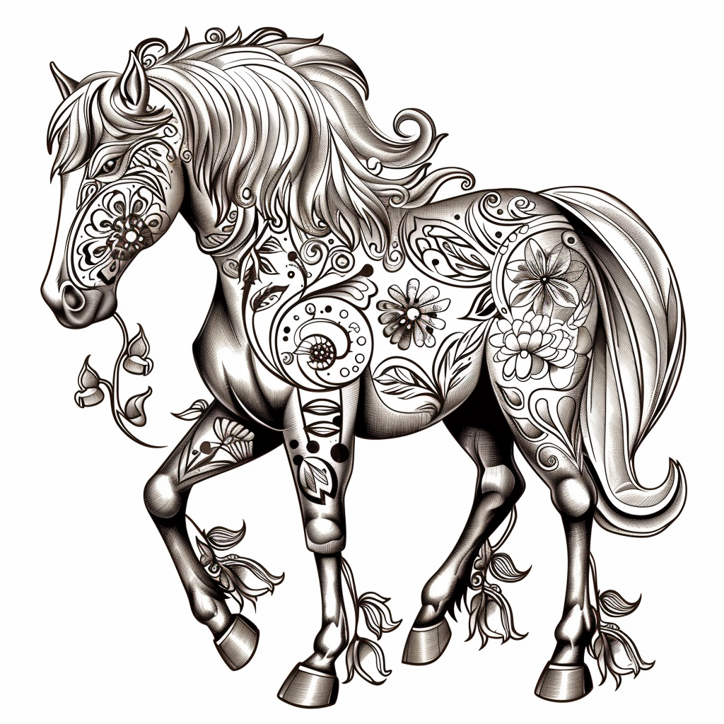 Floral Steed of the Eastern Winds