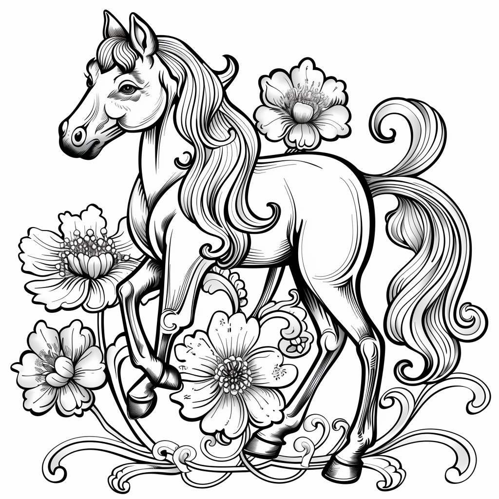 Floral Steed of the Eastern Winds