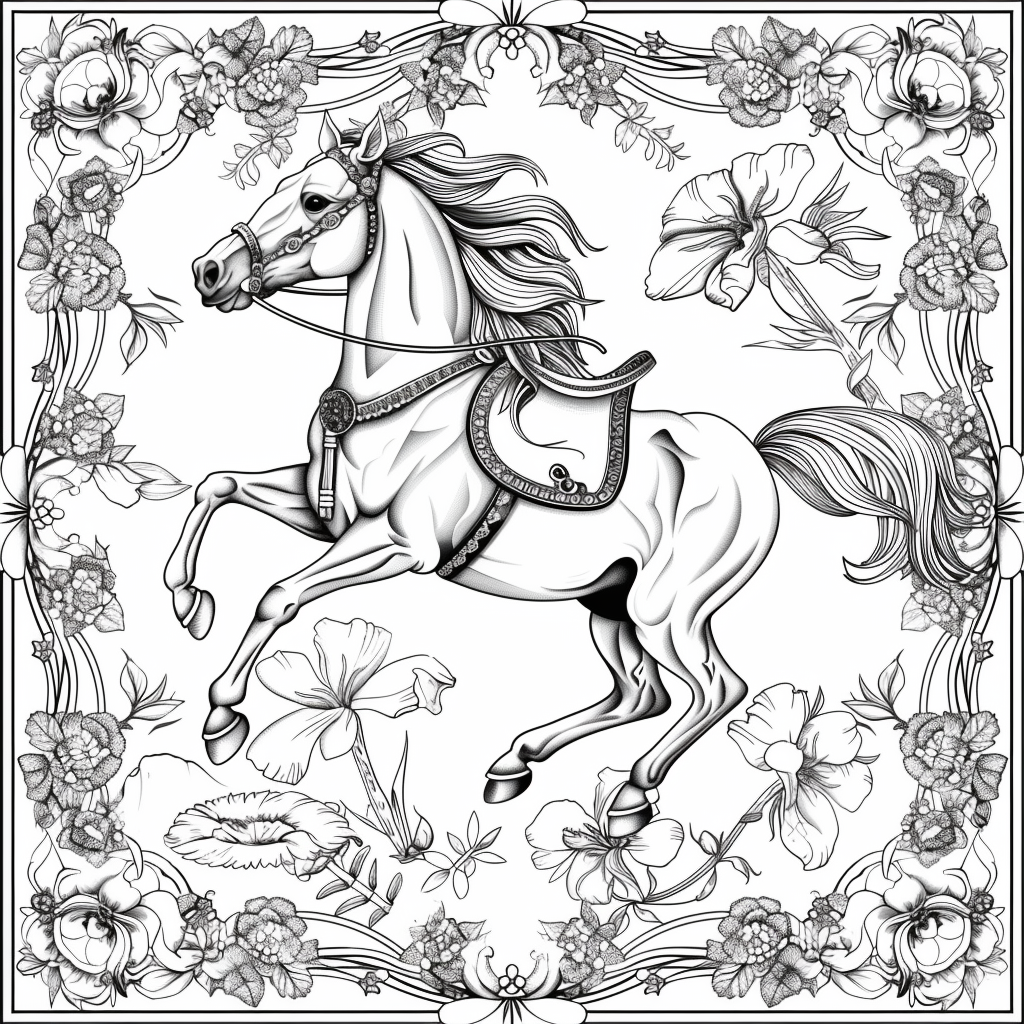 Floral Steed of the Eastern Winds