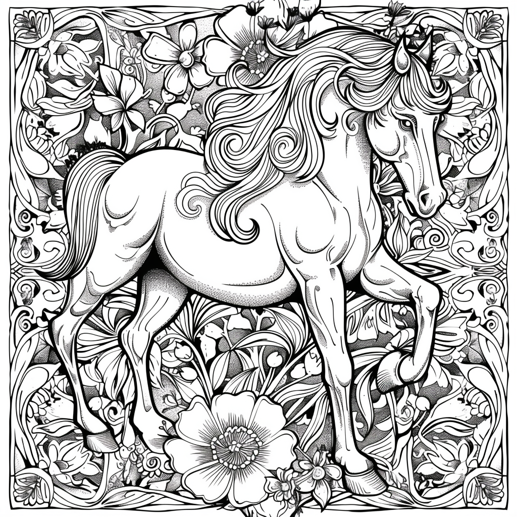 Floral Steed of the Eastern Winds