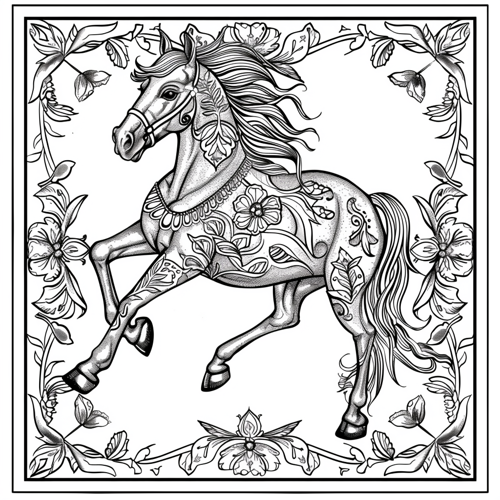 Floral Steed of the Eastern Winds