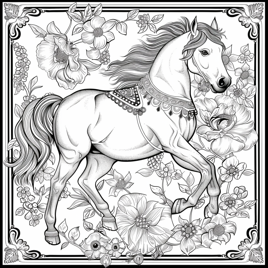 Floral Steed of the Eastern Winds