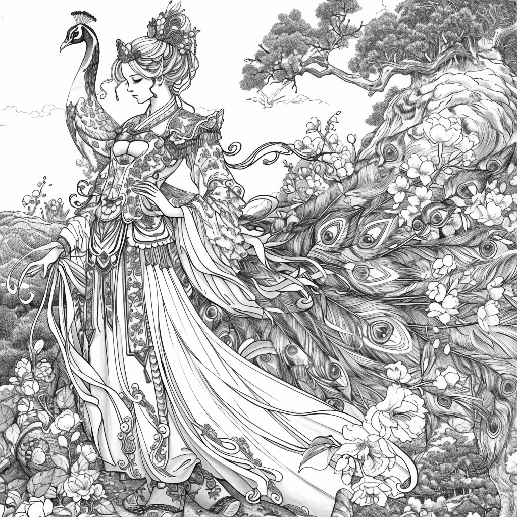The Peacock Empress of Radiant Harmony