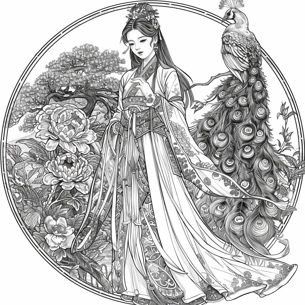 The Peacock Empress of Radiant Harmony