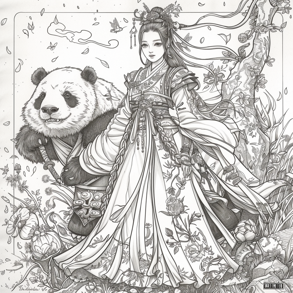 Harmony in the Bamboo Garden