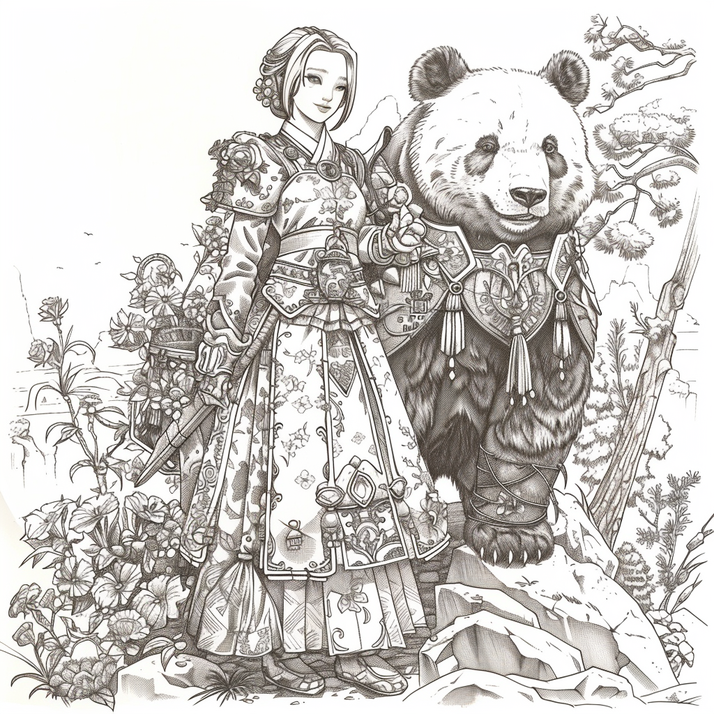 Harmony in the Bamboo Garden