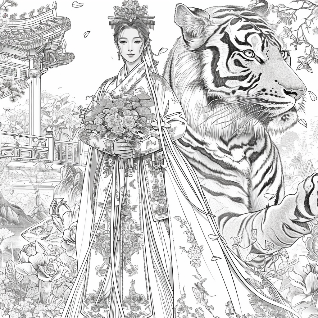 Moonlit Empress and the Peacock of Eternity