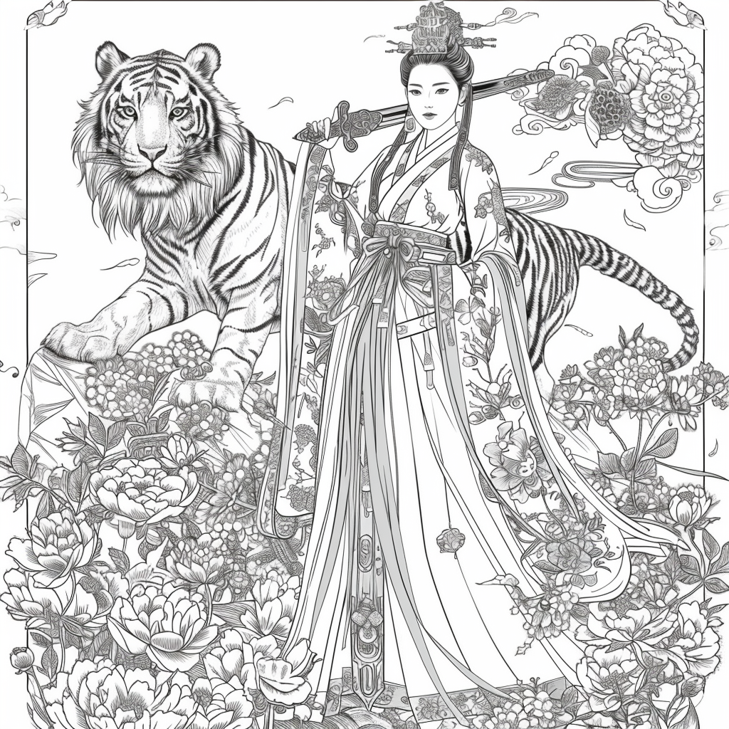 Moonlit Empress and the Peacock of Eternity