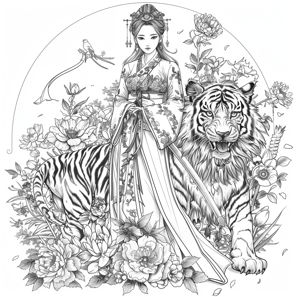 Moonlit Empress and the Peacock of Eternity