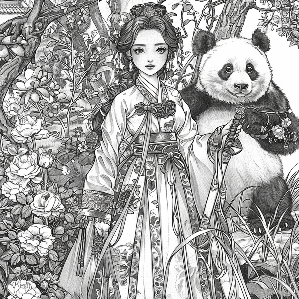 The Enchanted Princess and the Peacock