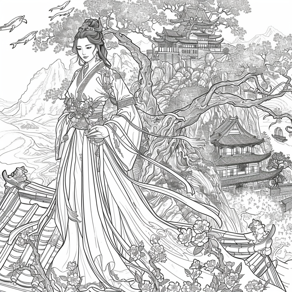 Celestial Goddess – Blessing of Peace and Life