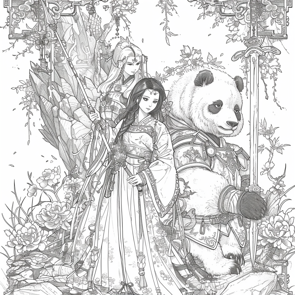 Harmony in the Bamboo Garden