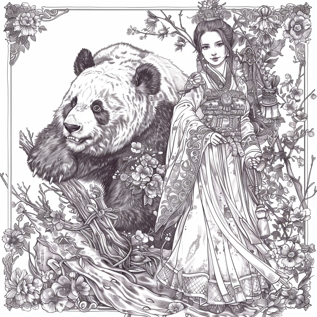 Harmony in the Bamboo Garden