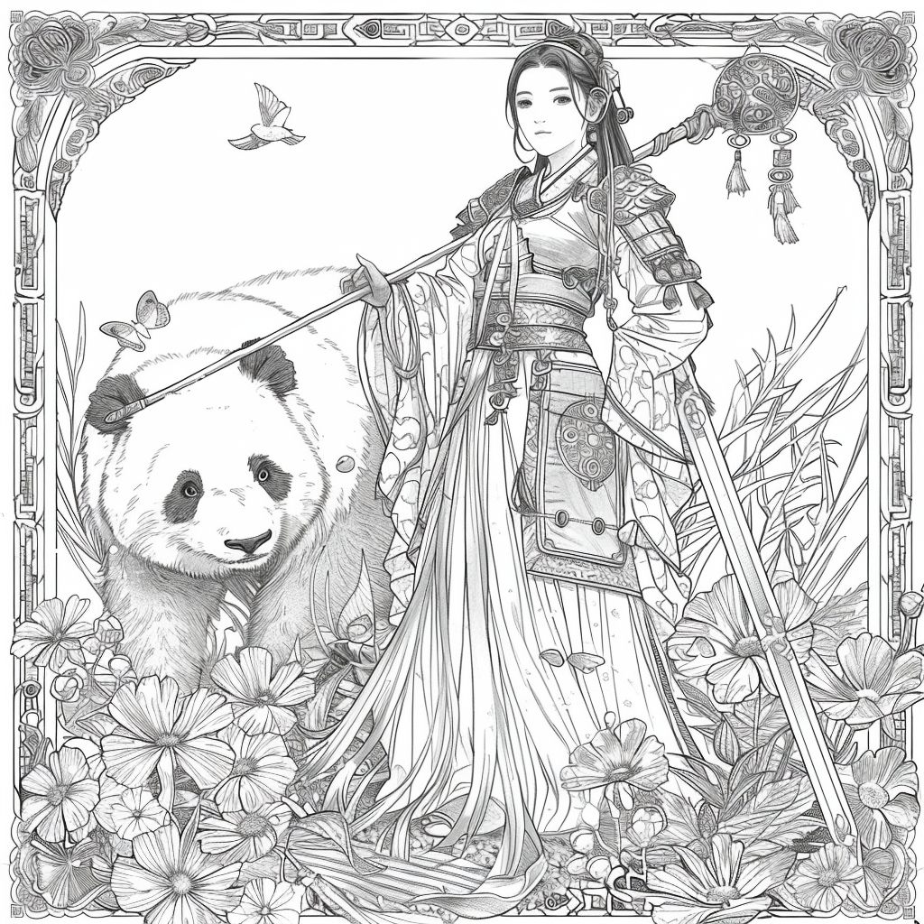 Harmony in the Bamboo Garden