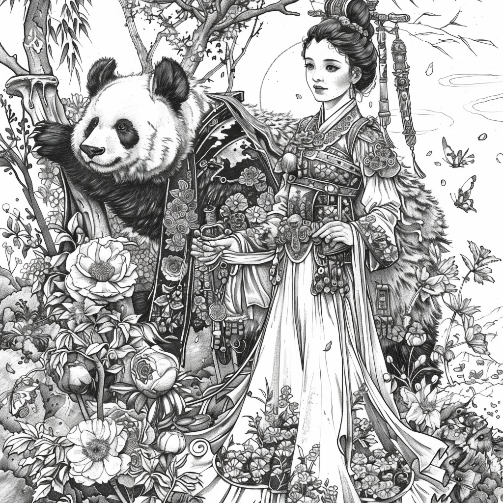 Harmony in the Bamboo Garden