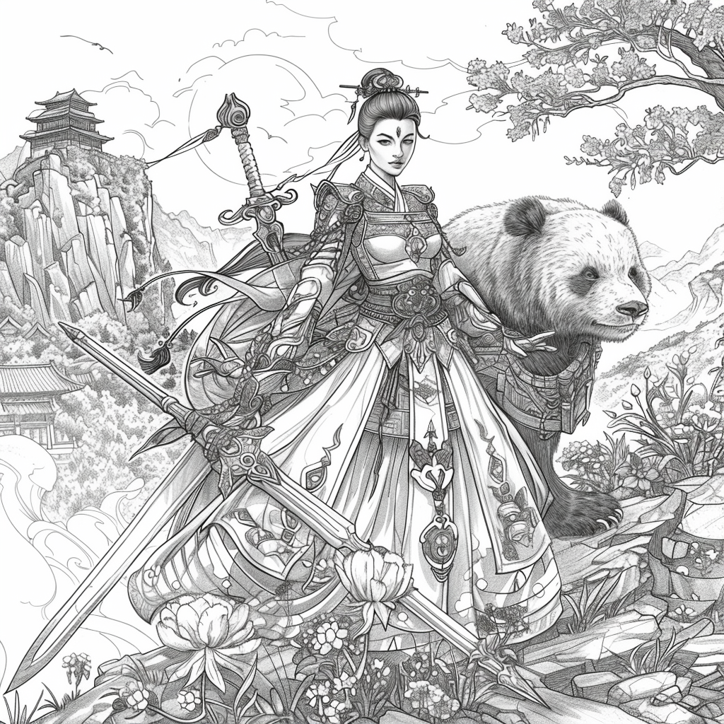Harmony in the Bamboo Garden