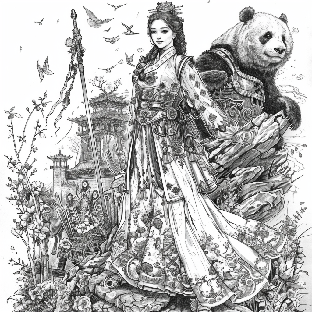 Harmony in the Bamboo Garden