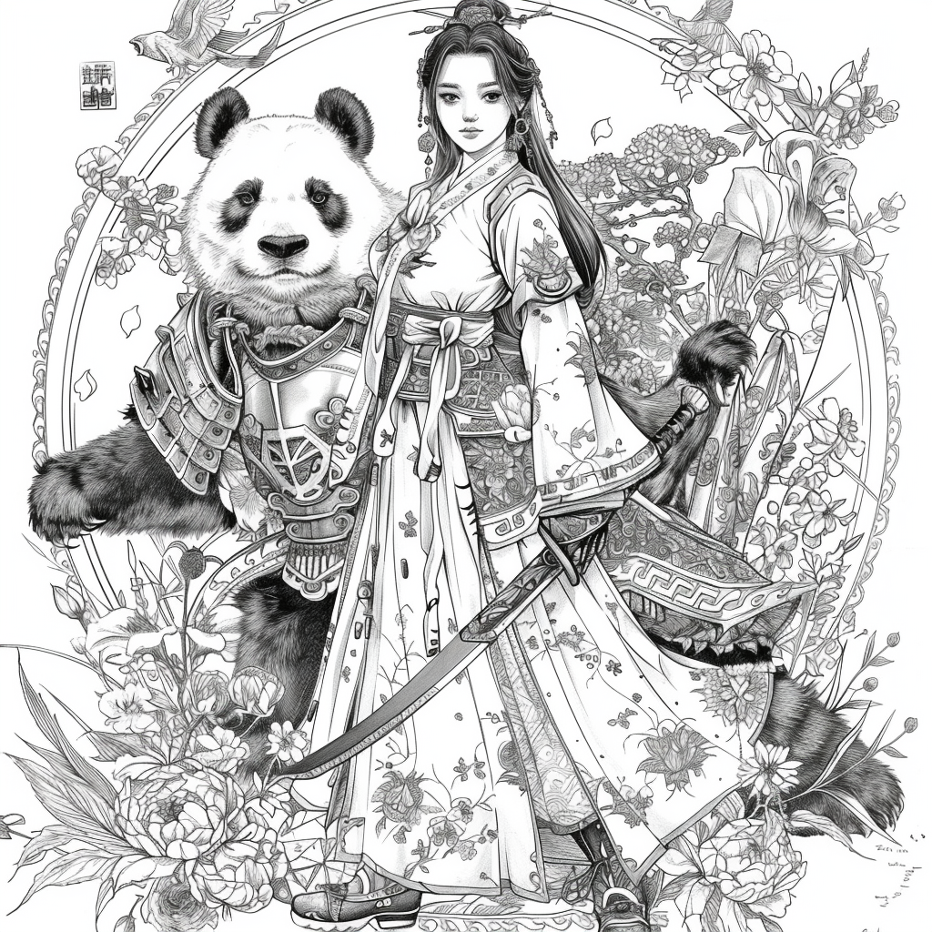 Harmony in the Bamboo Garden