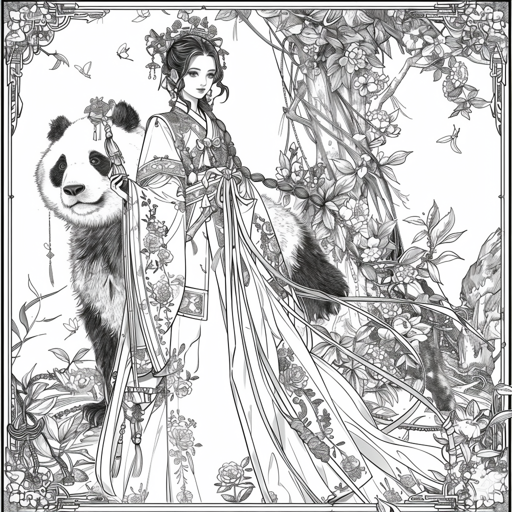 Harmony in the Bamboo Garden