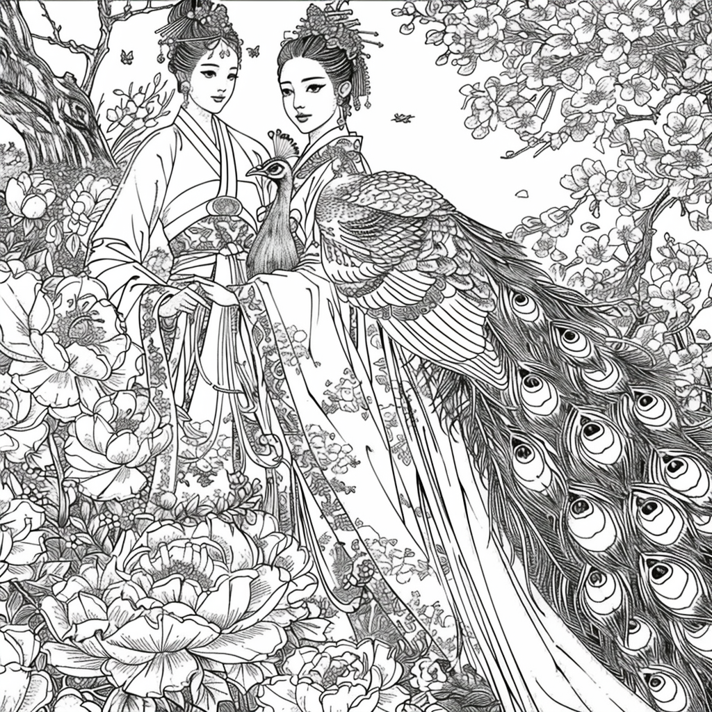 The Peacock Empress of Radiant Harmony