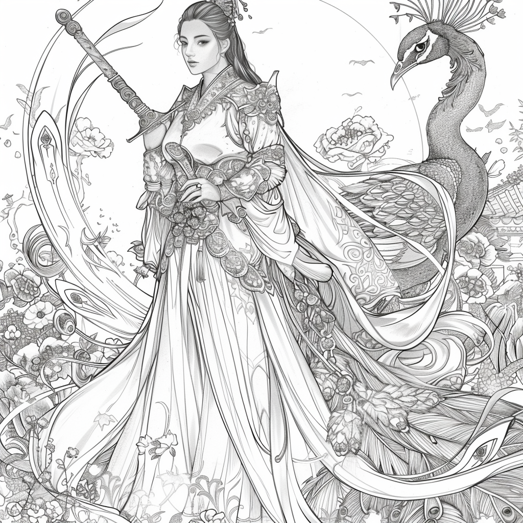 The Peacock Empress of Radiant Harmony