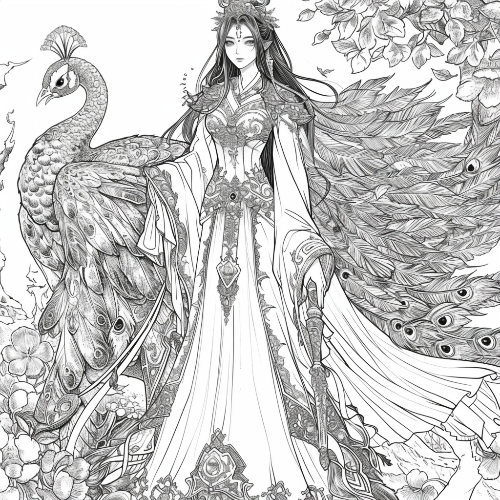 The Peacock Empress of Radiant Harmony