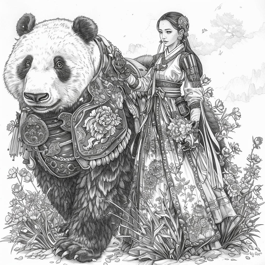 Harmony in the Bamboo Garden