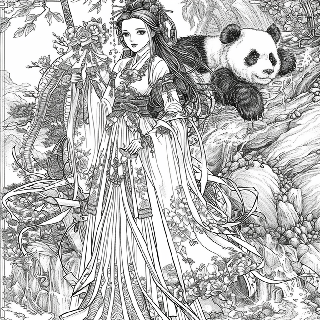 Harmony in the Bamboo Garden